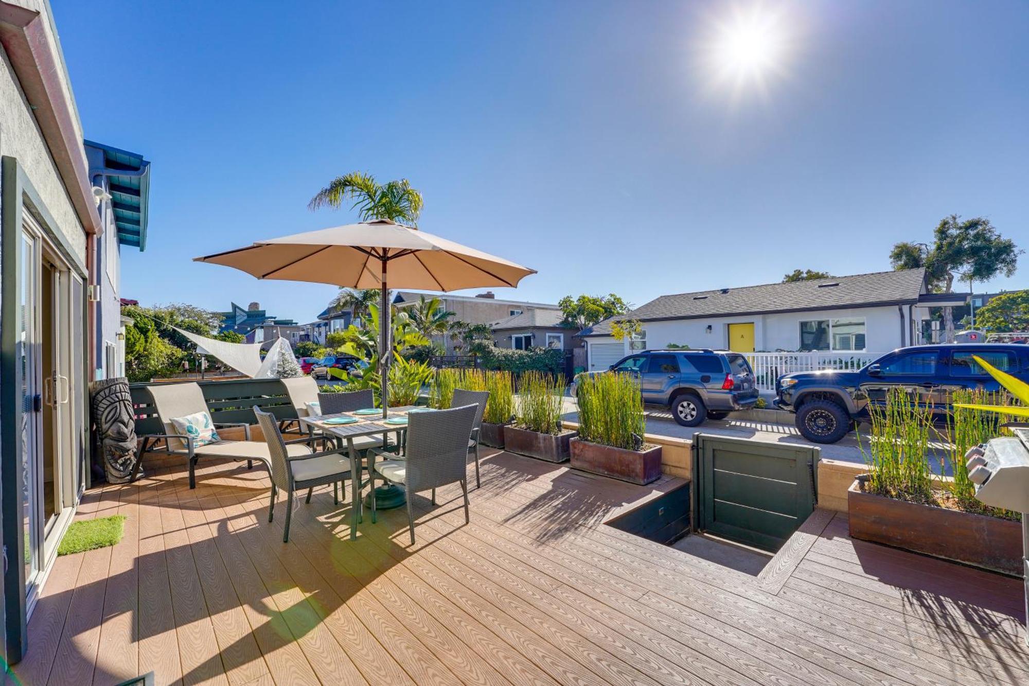 Stunning Beach Home - Large Patio, Parking, Ac & Dog Friendly! San Diego Kültér fotó