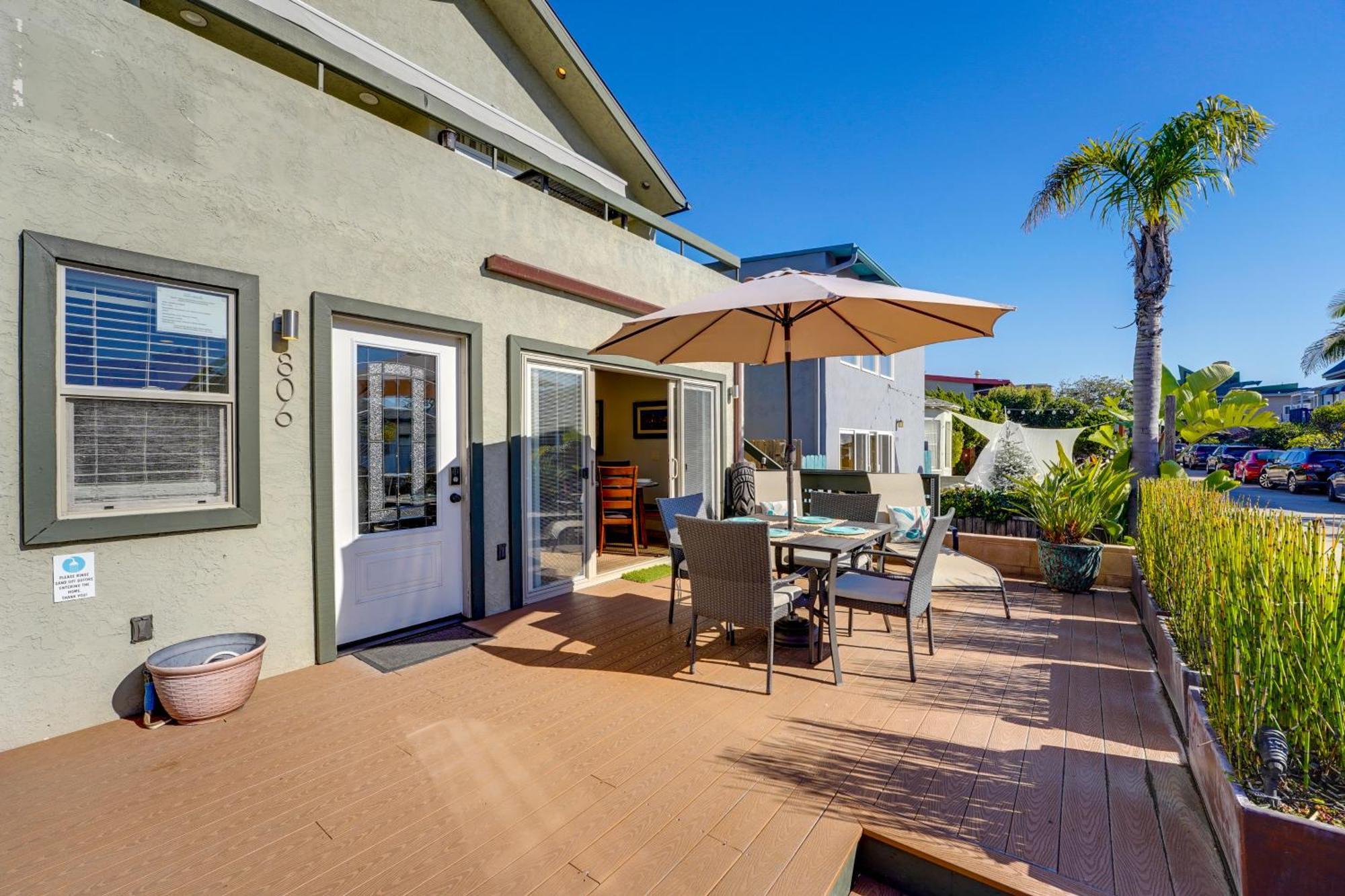 Stunning Beach Home - Large Patio, Parking, Ac & Dog Friendly! San Diego Kültér fotó